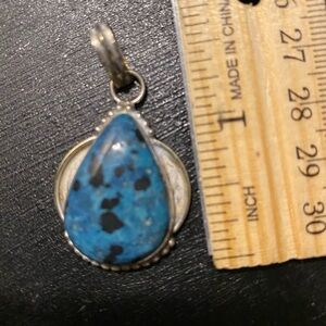 SALE!!! Tibetan Turquoise set in 925 sterling
